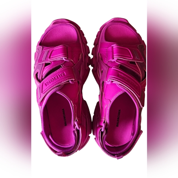 New Balenciaga Rubber Track Slingback Sandals, Sz 8 - Picture 3 of 10